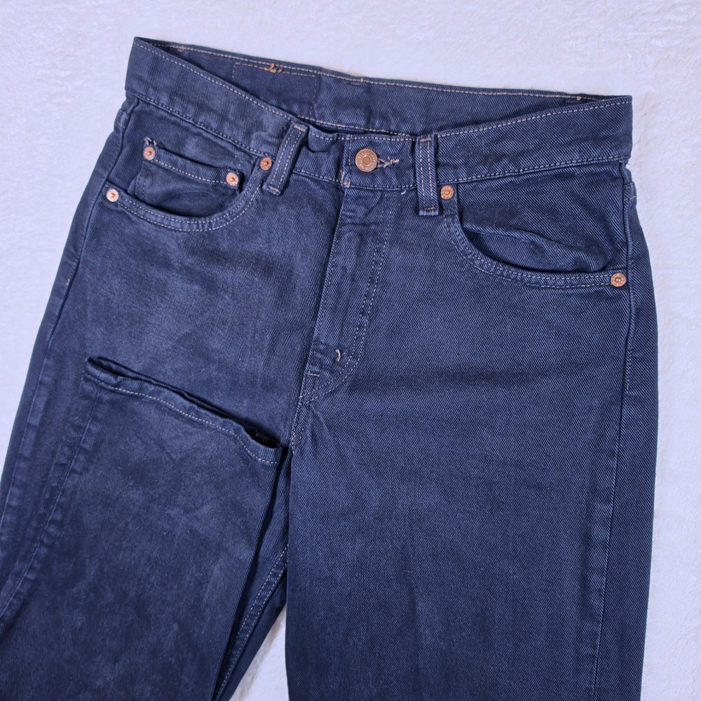VTG Made In USA Levis 555 Mens 32/34 Jeans Black Relaxed Fit Straight Leg 1996